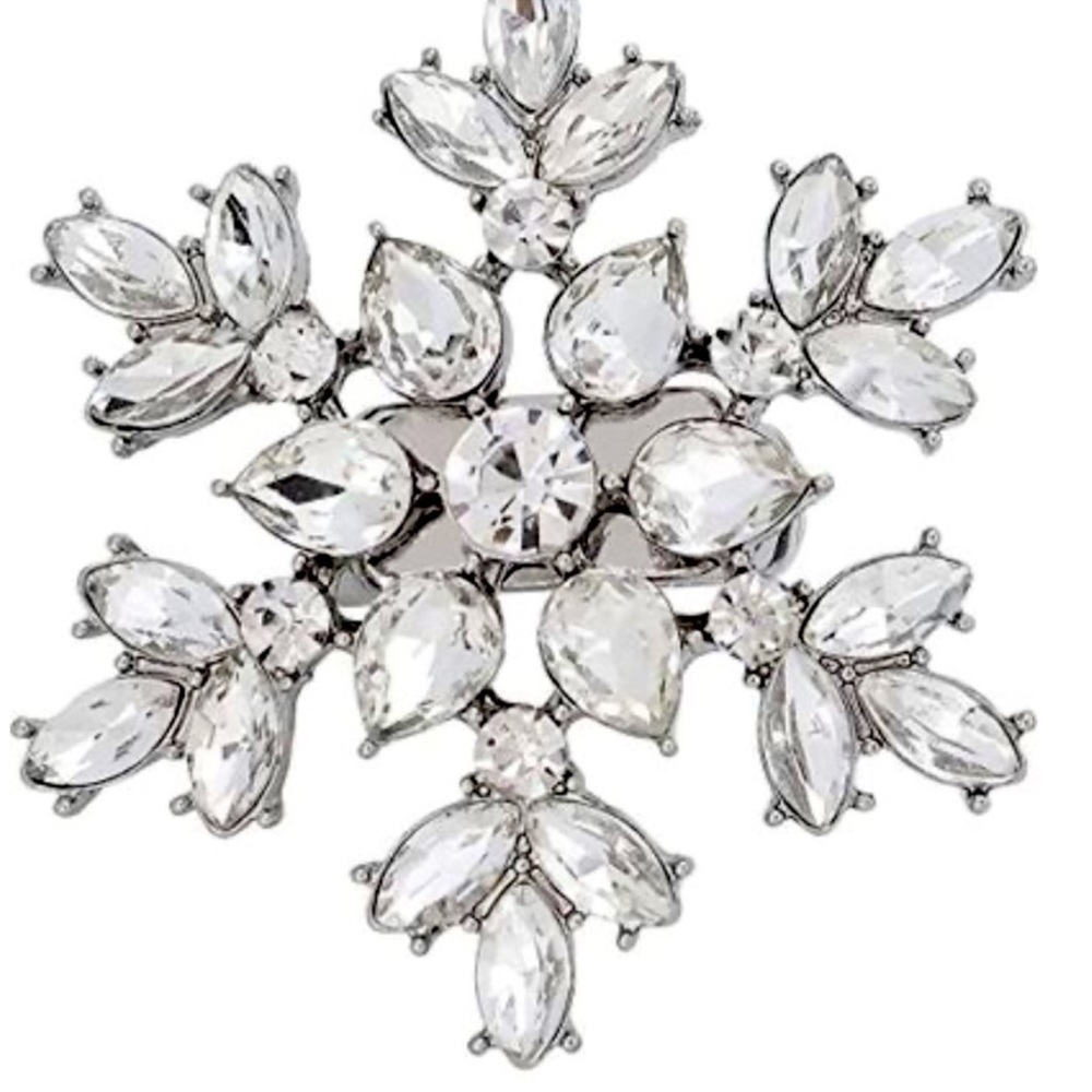 🆕Betsey Johnson Silver Snowflake Ring